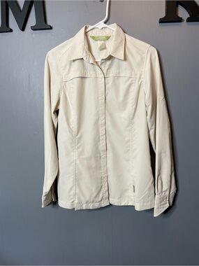 Kathmandu‎ Women's Long Sleeve Hiking Shirt S Beige